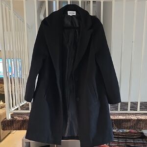 Vigoss Black Tailored Trench Coat
